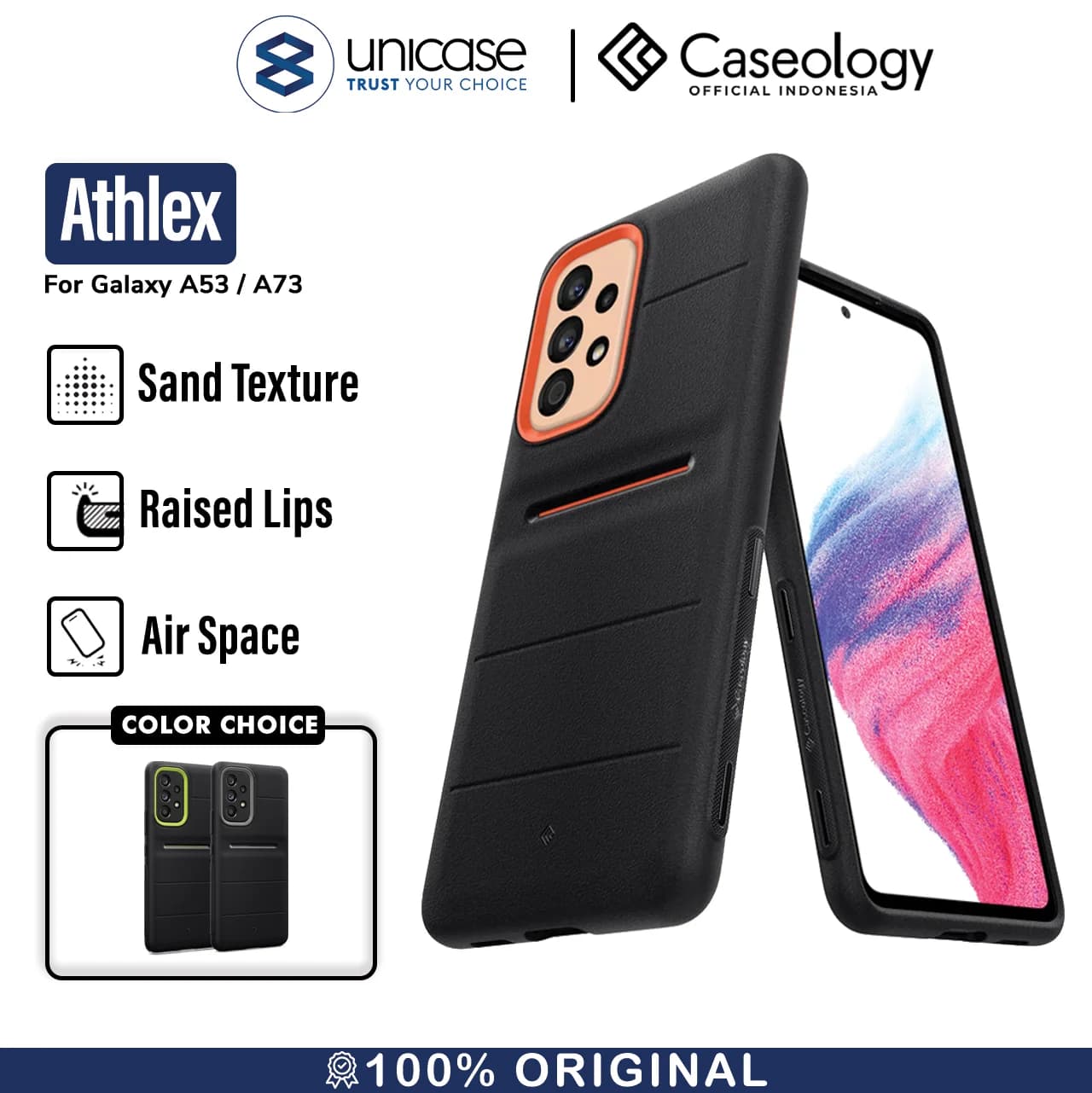Case Samsung Galaxy A53 / A73 5G Caseology Athlex Softcase TPU Casing