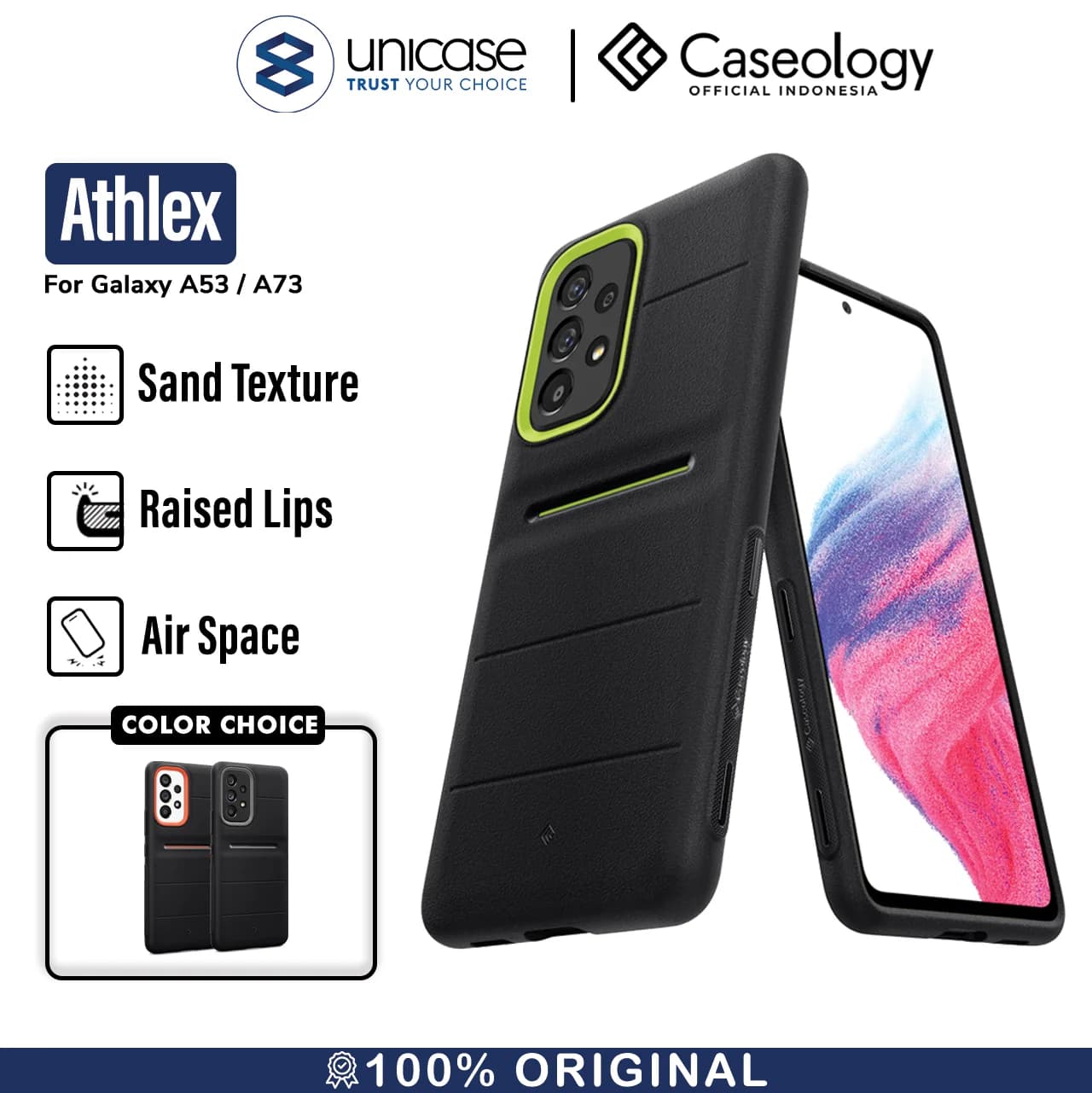 Case Samsung Galaxy A53 / A73 5G Caseology Athlex Softcase TPU Casing