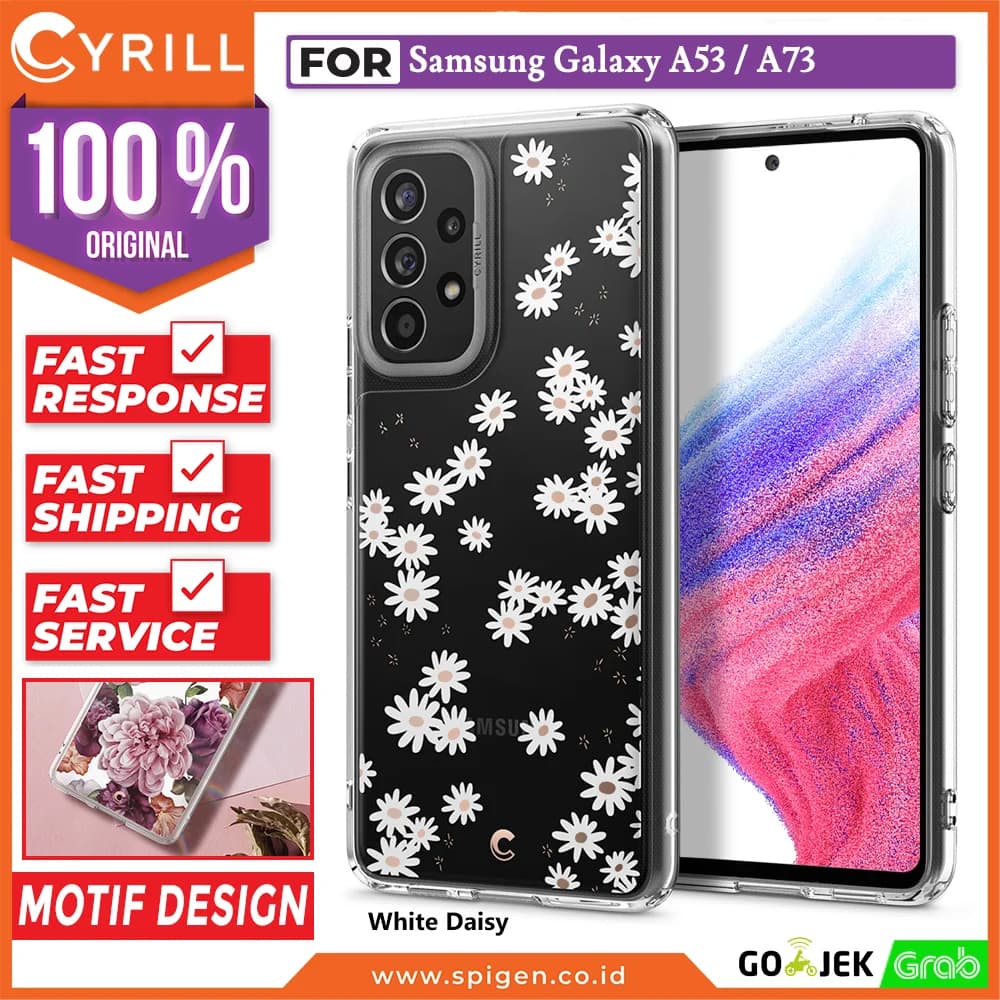 Case Samsung Galaxy A53 / A73 5G Cyrill Cecil Hybrid Slim Motif Casing