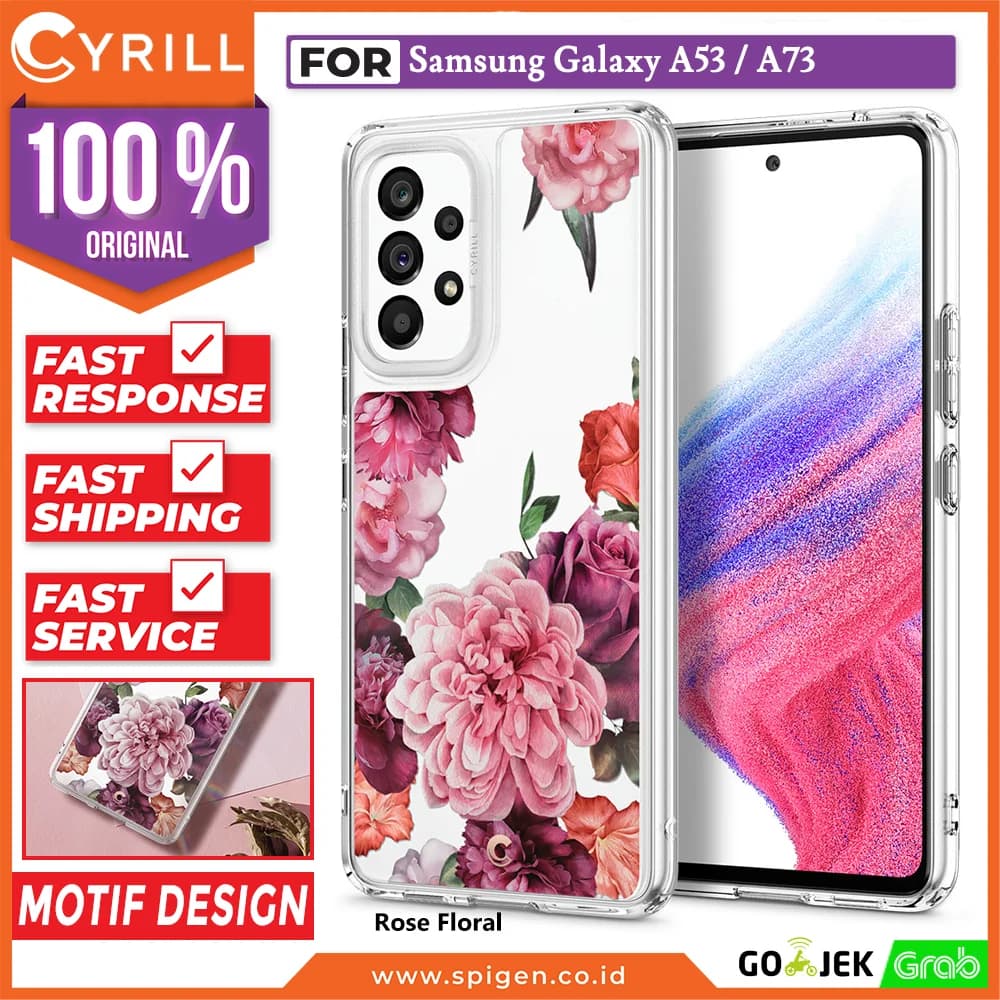 Case Samsung Galaxy A53 / A73 5G Cyrill Cecil Hybrid Slim Motif Casing