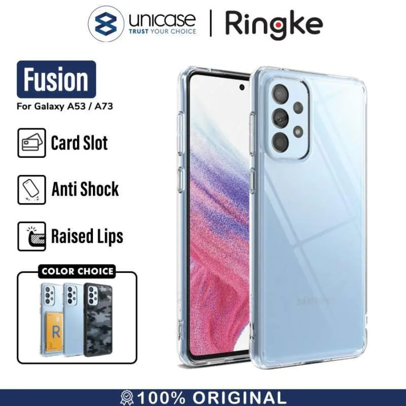 Case Samsung Galaxy A53 / A73 Ringke Fusion Anti Crack Clear Casing