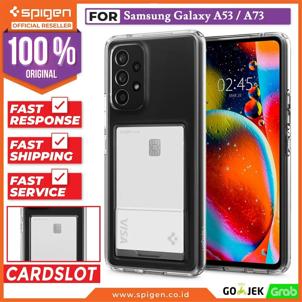 Case Samsung Galaxy A53 / A73 Spigen Crystal Slot Card Wallet Casing