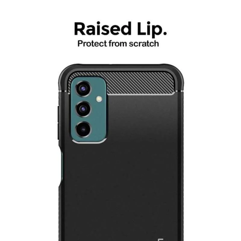 Case Samsung Galaxy M23 5G Spigen Rugged Armor Softcase Carbon Casing