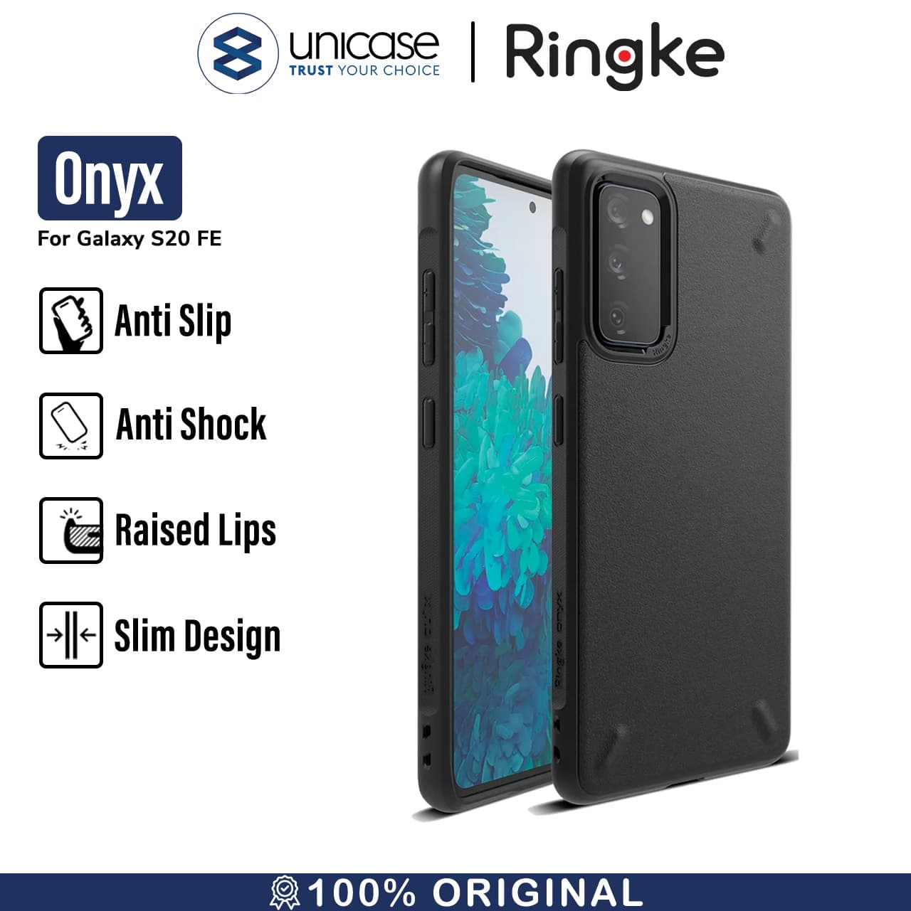 Case Samsung Galaxy S20 FE Ringke Onyx Softcase TPU Matte Casing