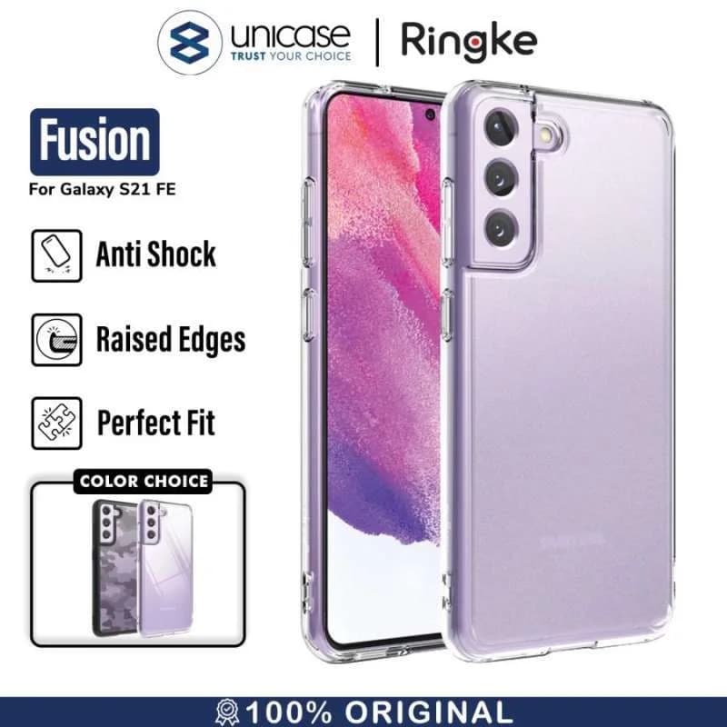 Case Samsung Galaxy S21 FE 5G Ringke FUSION Anti Crack Slim Casing