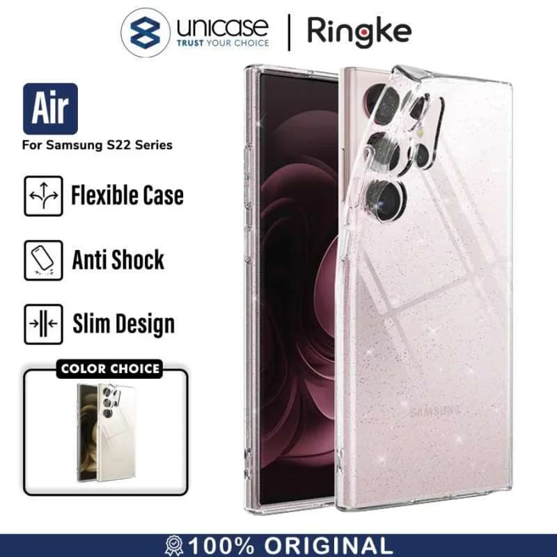 Case Samsung Galaxy S22 Ultra Plus Ringke Air Clear Softcase Casing