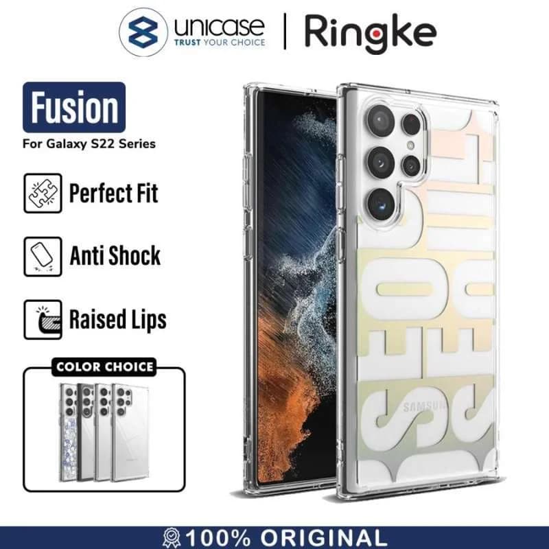 Case Samsung Galaxy S22 Ultra/ Plus Ringke Fusion Anti Crack Casing