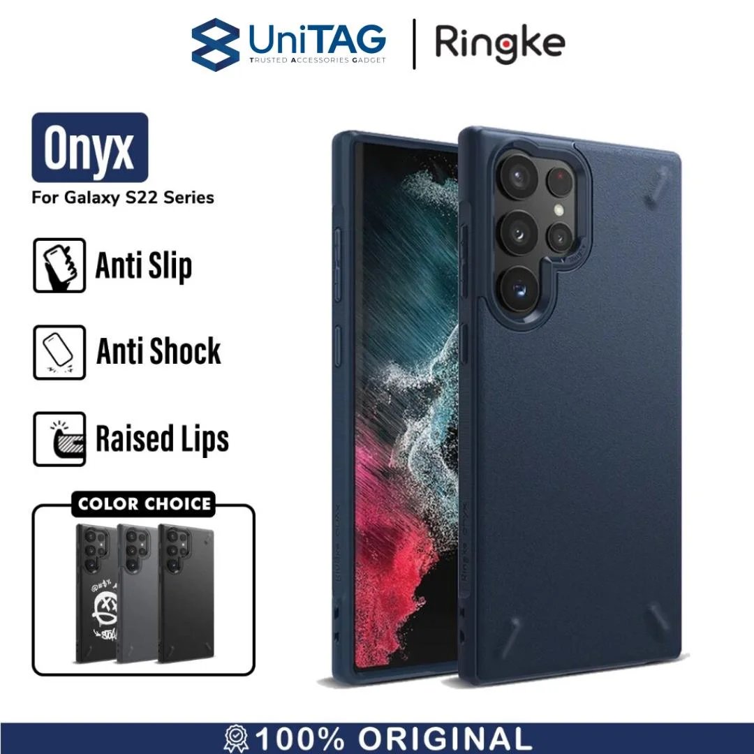 Case Samsung Galaxy S22 Ultra / Plus Ringke Onyx TPU Softcase Casing
