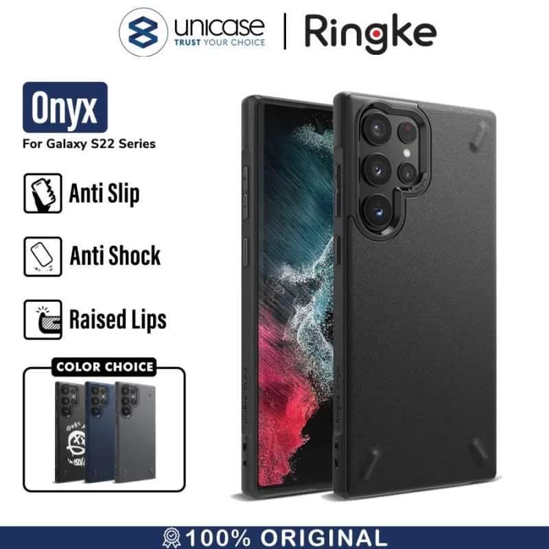 Case Samsung Galaxy S22 Ultra / Plus Ringke Onyx TPU Softcase Casing
