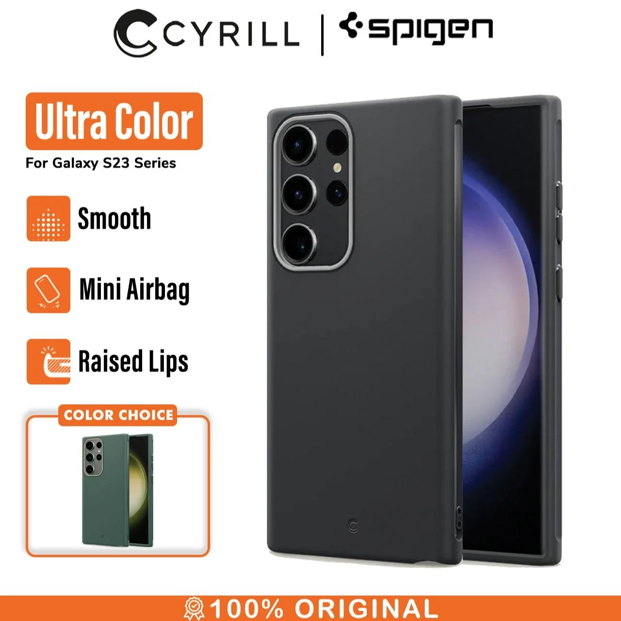 Case Samsung Galaxy S23 Ultra Plus Cyrill UltraColor Soft Cover Casing