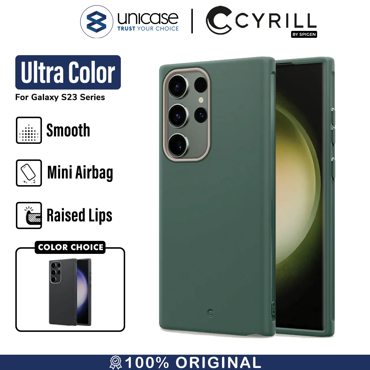 Case Samsung Galaxy S23 Ultra Plus Cyrill UltraColor Soft Cover Casing