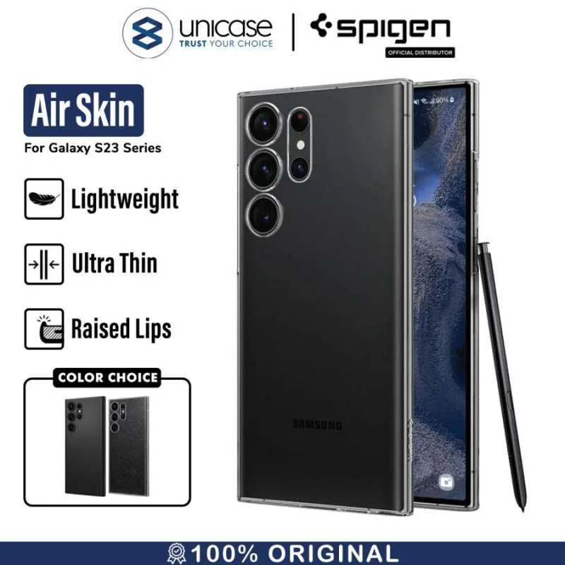 Case Samsung Galaxy S23 Ultra Plus Spigen Air Skin Thin Slim Casing