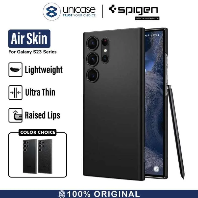 Case Samsung Galaxy S23 Ultra Plus Spigen Air Skin Thin Slim Casing