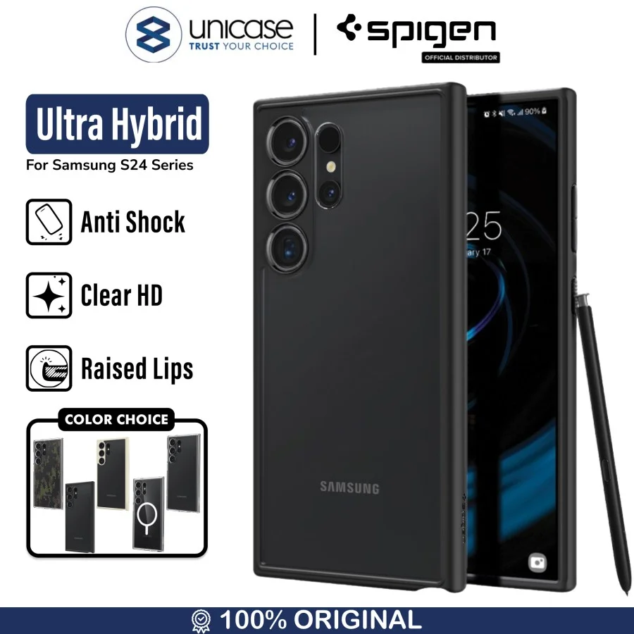 Case Samsung Galaxy S24 Ultra Plus Spigen Ultra Hybrid Clear Casing