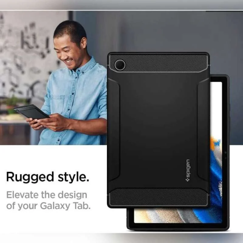 Case Samsung Galaxy Tab A8 10.5 2021 Spigen Rugged Armor Soft Casing
