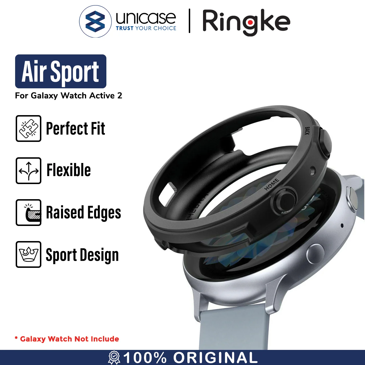 Case Samsung Galaxy Watch Active 2 44mm Ringke Air Sport Softcase
