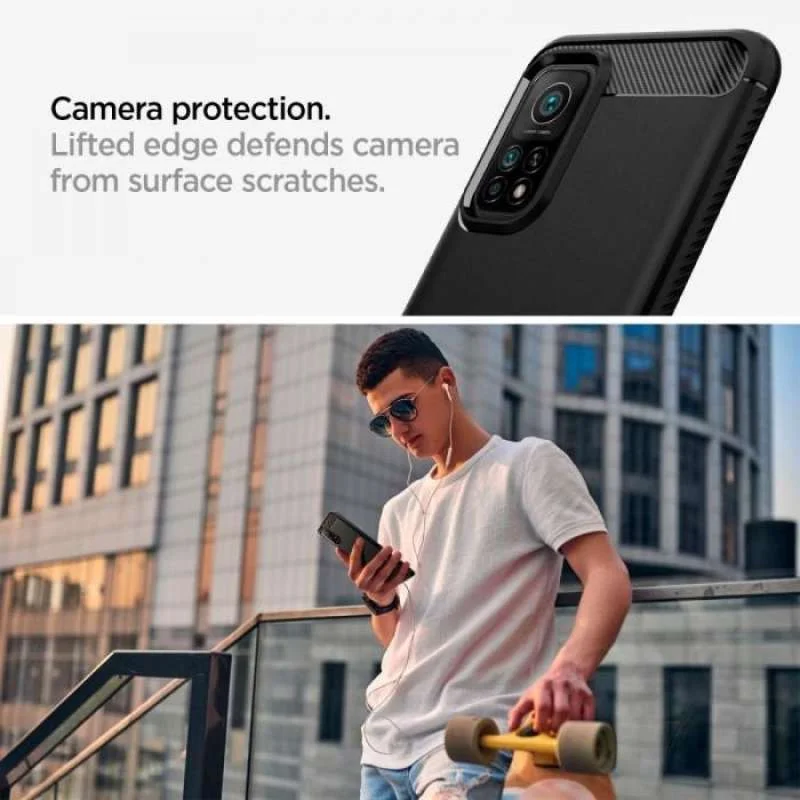 Case Xiaomi Mi 10T Pro / Redmi K30s Spigen Rugged Armor Carbon Casing