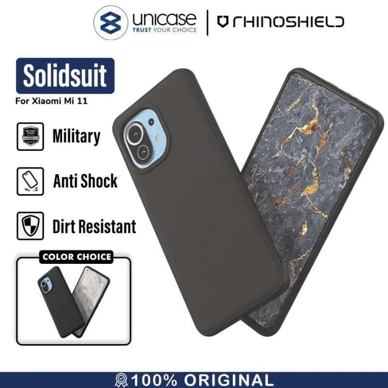 Case Xiaomi Mi 11 RhinoShield Solidsuit Anti Crack Carbon Hybrid Casing