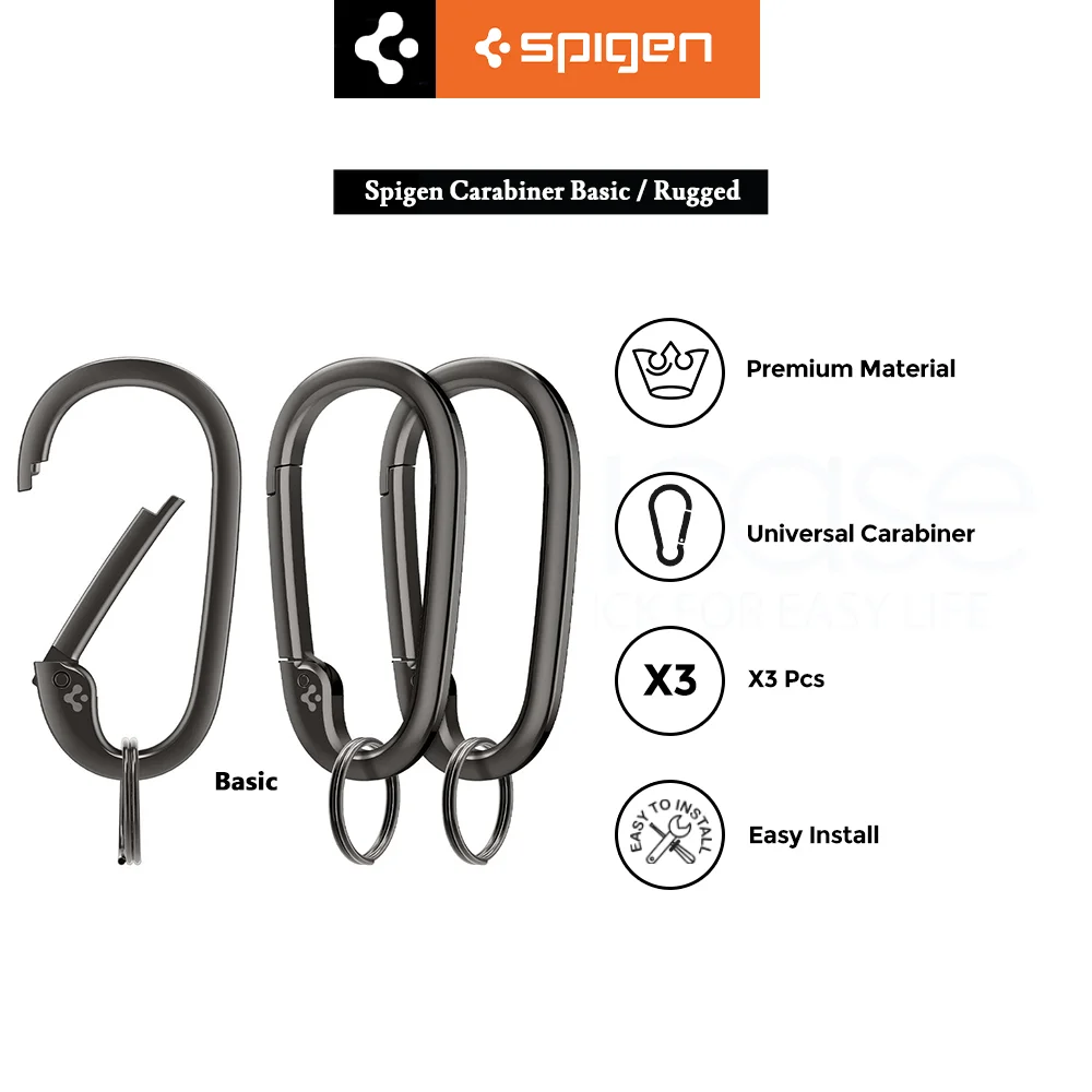 Gantungan Carabiner Spigen Basic Type / Rugged Type Key Chain Hook
