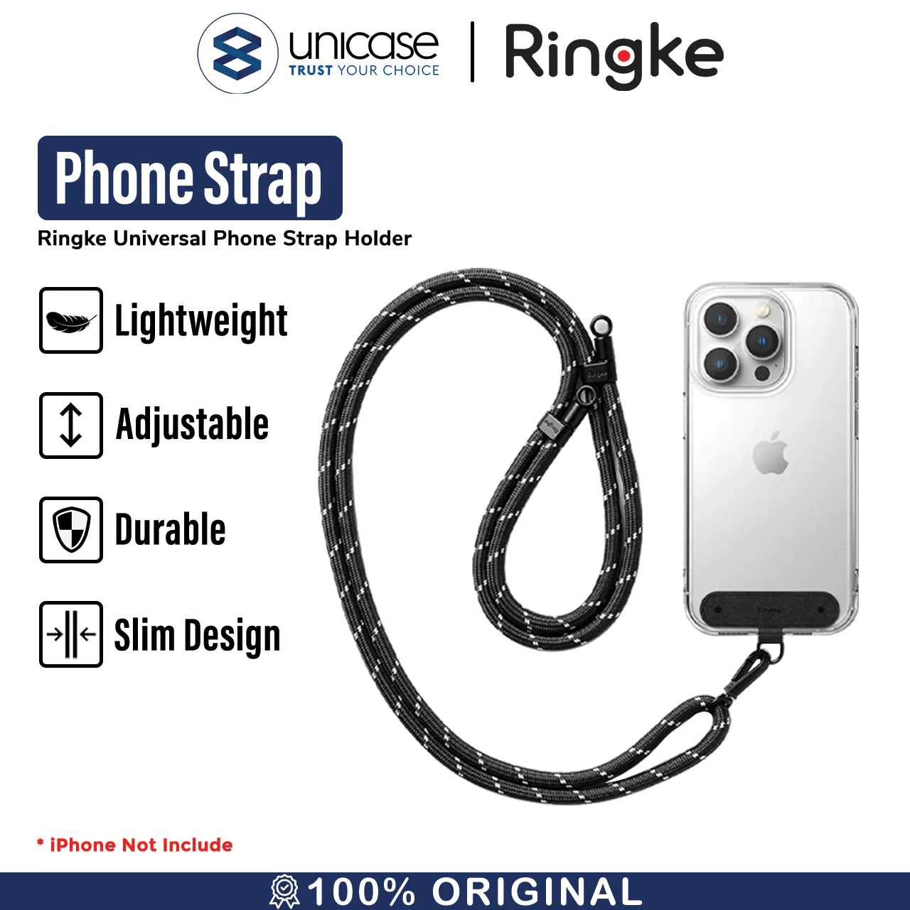Lanyard Tali Gantungan HP Ringke Holder Link Strap Universal Paracord