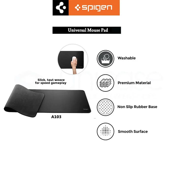 Mouse Pad Gaming Spigen Regnum A100/ A103 Alas Bantal Mouse Anti Slip
