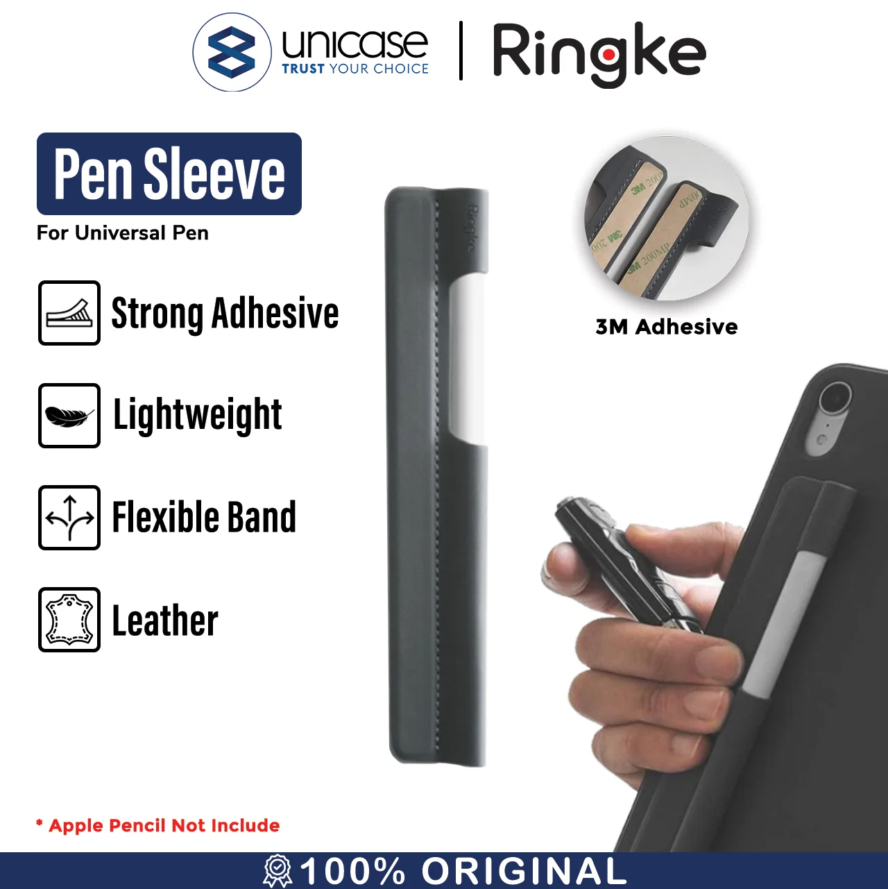 Pen Holder Ringke Pen Sleeve For Apple Pencil Samsung S Pen