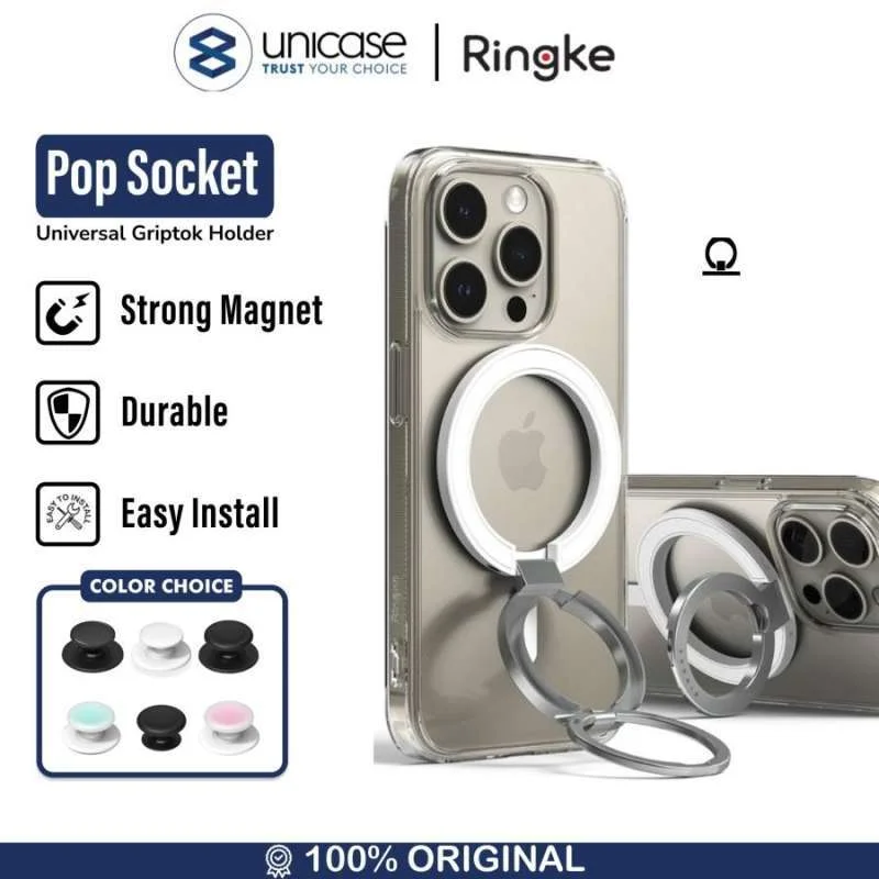Pop Socket Magnetic Ringke Griptok Ring Magsafe Phone Stand Holder HP