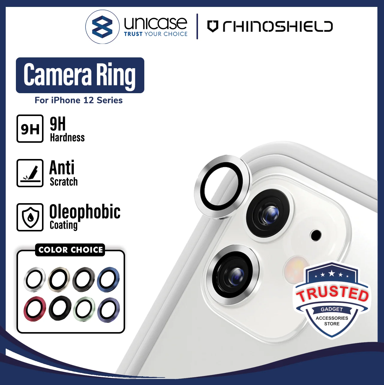 Ring Camera iPhone 12 Pro Max Mini / iPad Air 4 RhinoShield Lens Cover