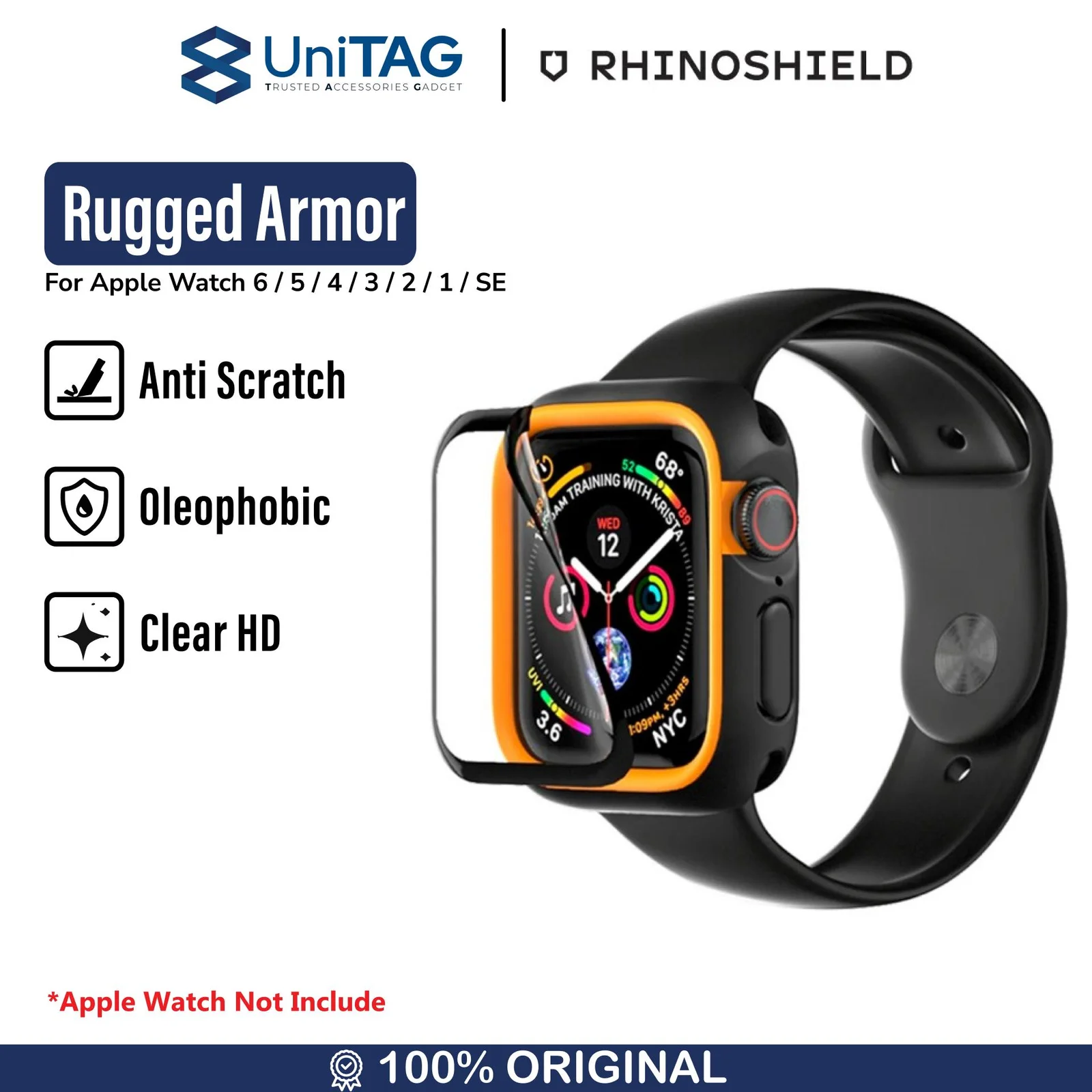 Screen Protector Apple Watch 44mm / 40mm RhinoShield 3D Impact