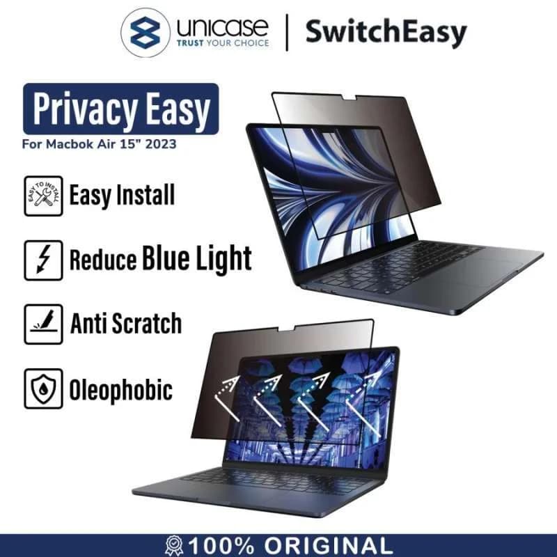 Screen Protector Macbook Air 15 2023 SwitchEasy Privacy Easy Magnetic