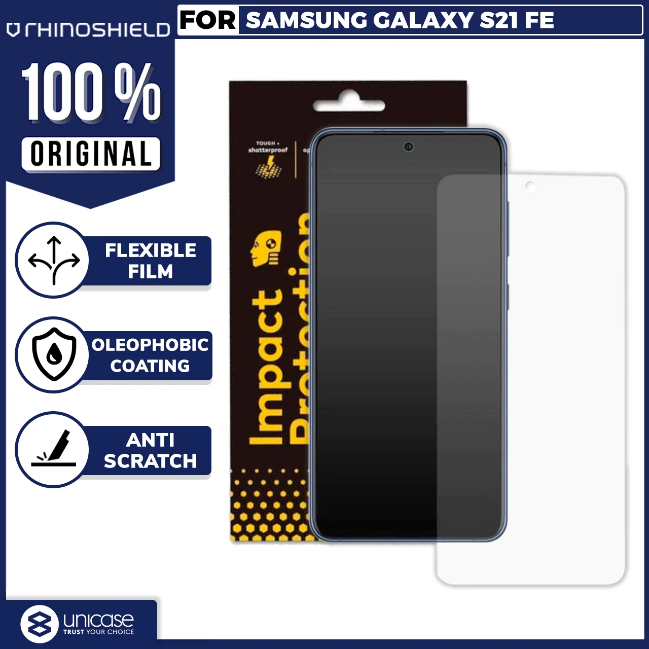 Screen Protector Samsung Galaxy S21 FE 5G Rhinoshield Impact Resistant