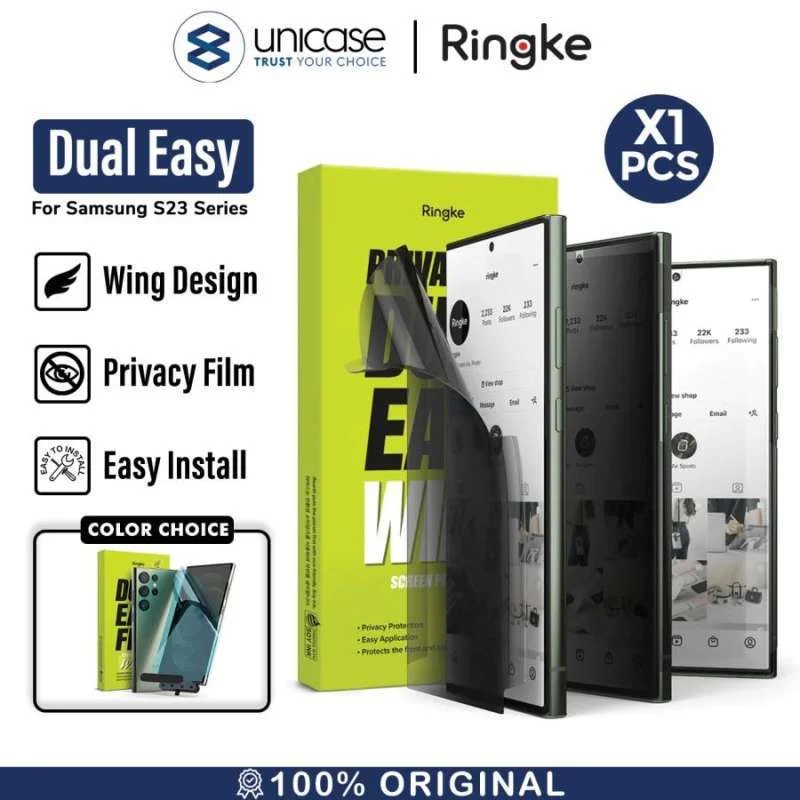 Screen Protector Samsung Galaxy S23 Ultra Plus Ringke Dual Easy Wing