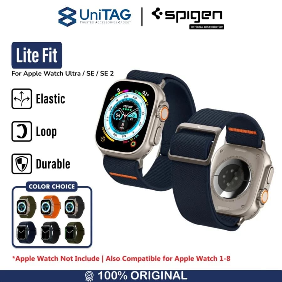 Strap Apple Watch Ultra 2 9/8/7/SE 49/45/44/42/41/40mm Spigen Lite Fit