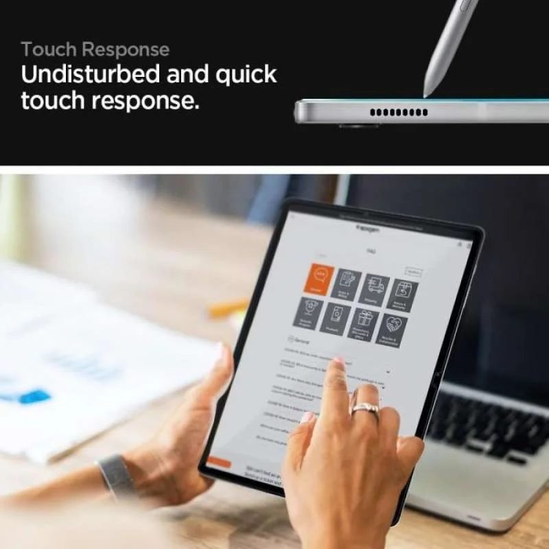 Tempered Glass Samsung Galaxy Tab S7/S8 Plus Ultra Spigen EZ Fit