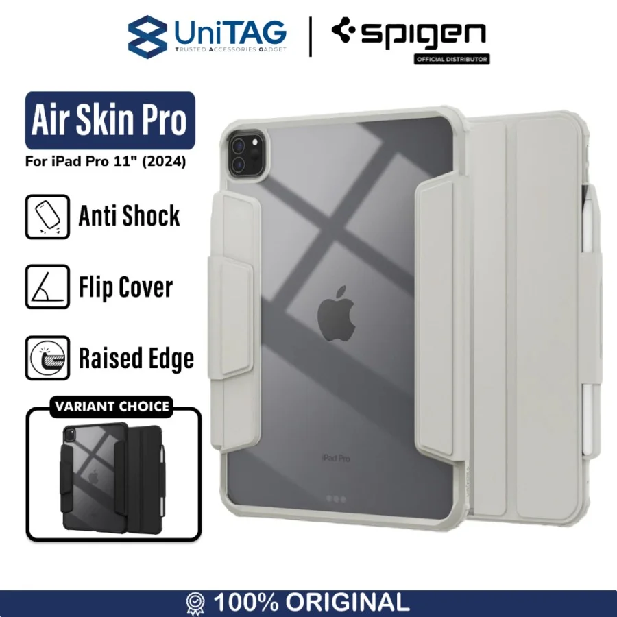 Spigen iPad Pro 11" (2024) Case Air Skin Pro - Black ACS07762-1