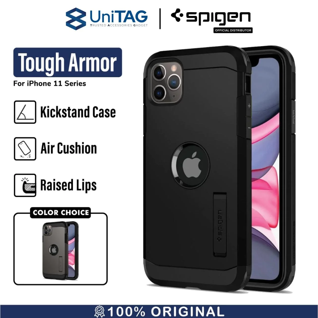 Case iPhone 11 Pro Max / 11 Pro / 11 Spigen Tough Armor Anti Shock