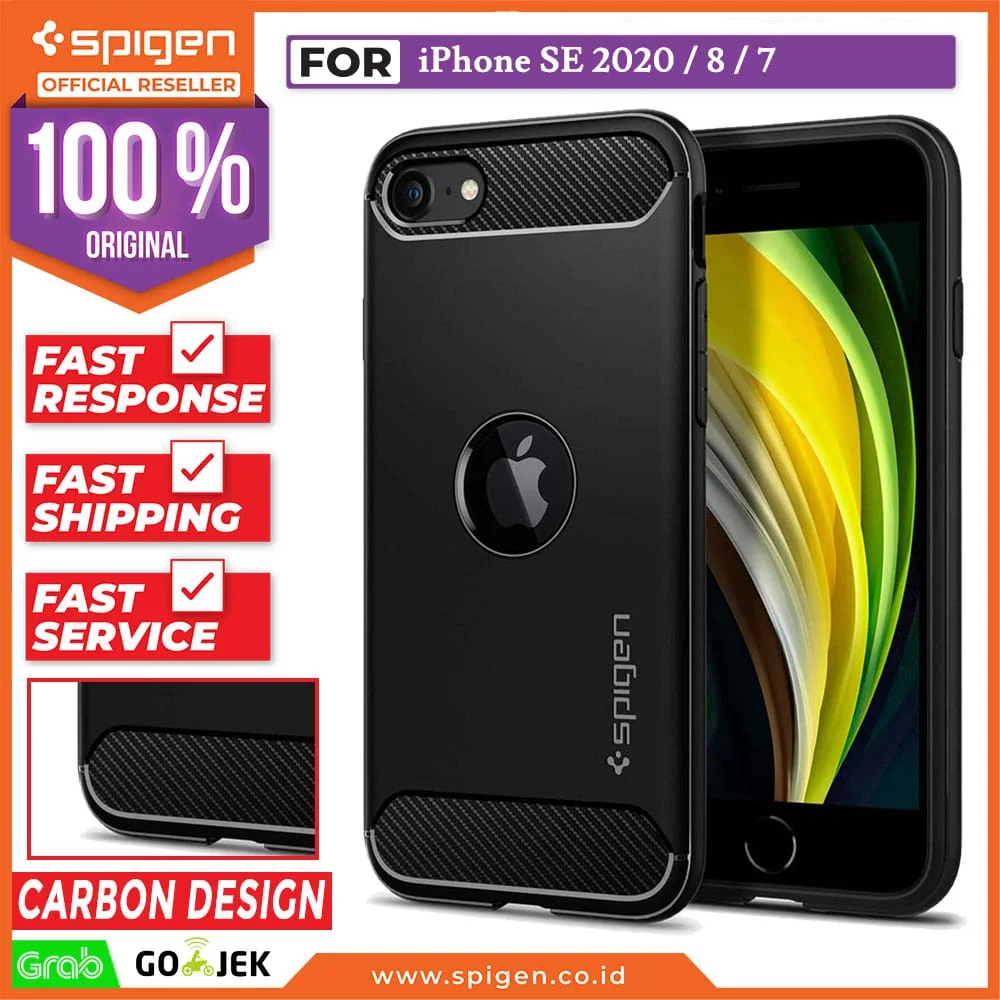 Spigen iPhone SE 2020 / 8 / 7 Case Rugged Armor ORIGINAL Case