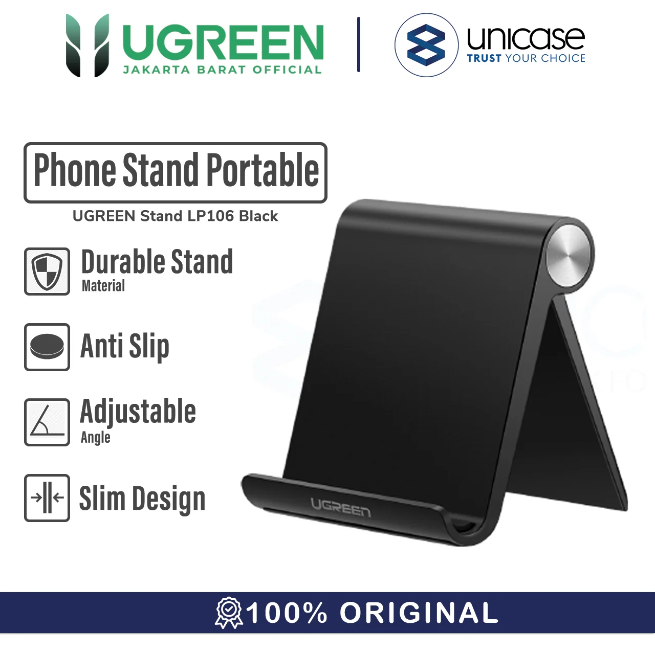 Stand Holder Handphone / Tablet UGREEN Dudukan Stand Mini Portable