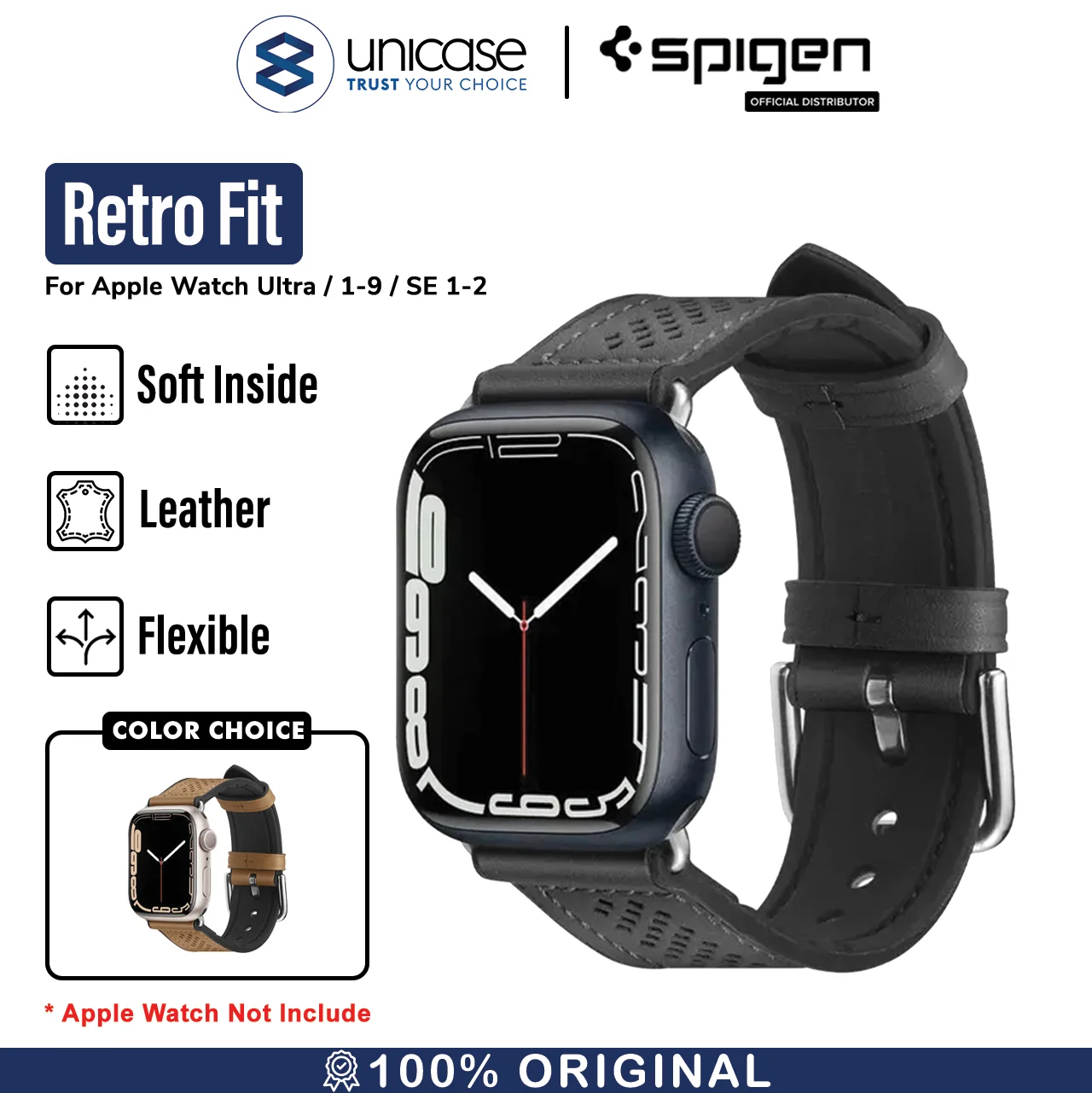 Strap Apple Watch Ultra 2 9/8/7/SE 49/45/44/41mm Spigen RetroFit Band