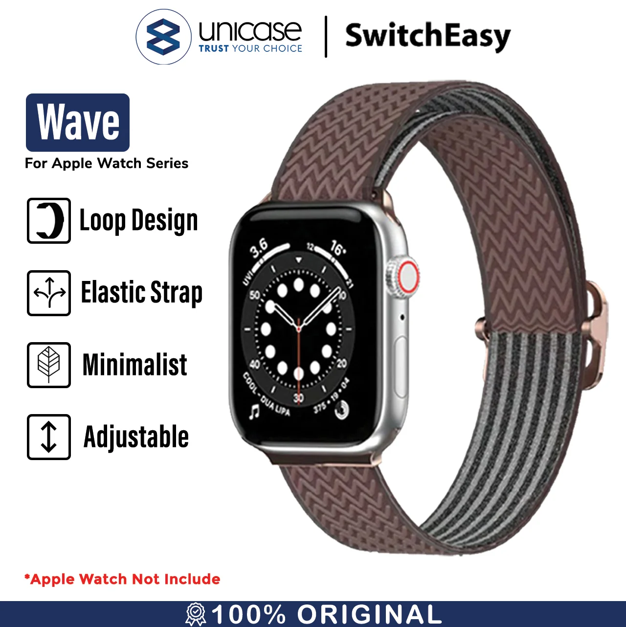Strap Apple Watch Ultra 8/7/SE 2 49/45/44/41/40mm SwitchEasy WaveNylon