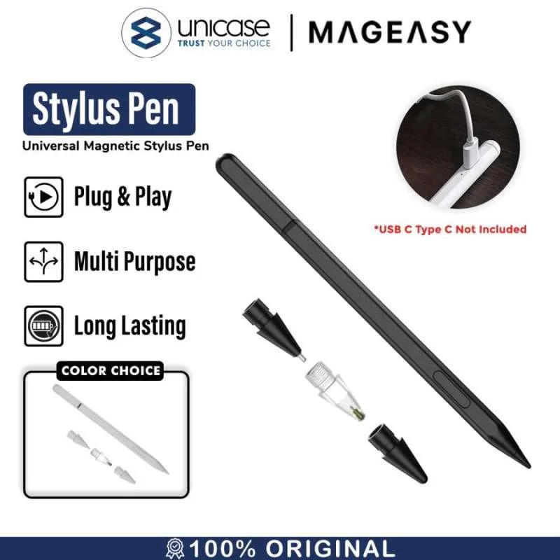 Stylus Pencil MagEasy Maestro Magnetic Pen iPad Palm Rejection Tip