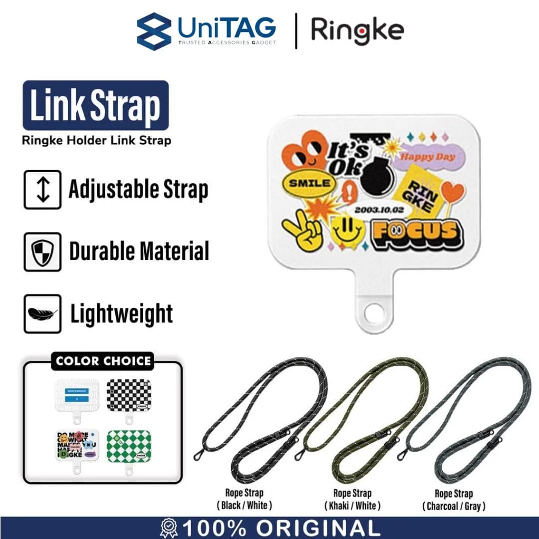 Tali Gantungan HP Ringke Holder Link Strap Cross Body Phone Lanyard