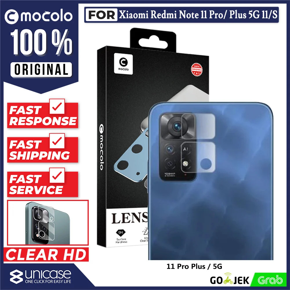 Tempered Glass Camera Xiaomi Redmi Note 11 Pro/ Plus 5G 11/S Mocolo FC