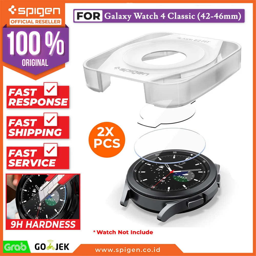 Tempered Glass Galaxy Watch 4 Classic 46mm / 42mm Spigen EZ Fit Glass
