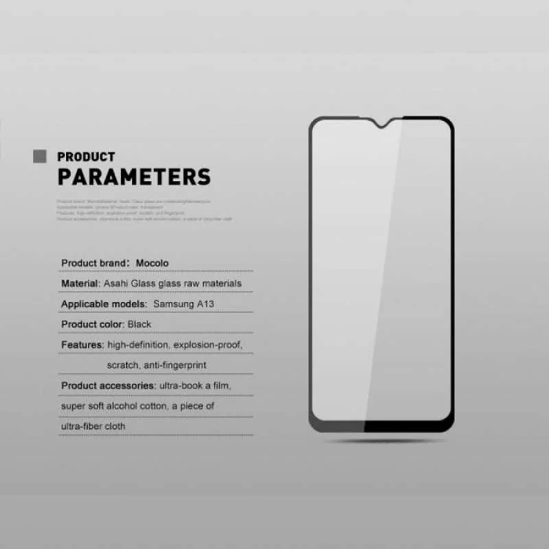 Tempered Glass Samsung Galaxy A13 4G / 5G Mocolo 2.5D Full Cover 9H