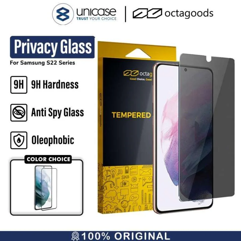 Tempered Glass Samsung Galaxy S22 Ultra Plus 5G OctaGoods Full Cover
