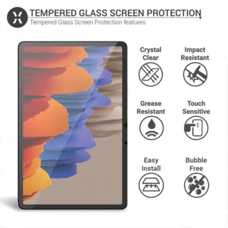 Tempered Glass Samsung Galaxy Tab S8/S7 Octagoods 2.5D Clear Cover