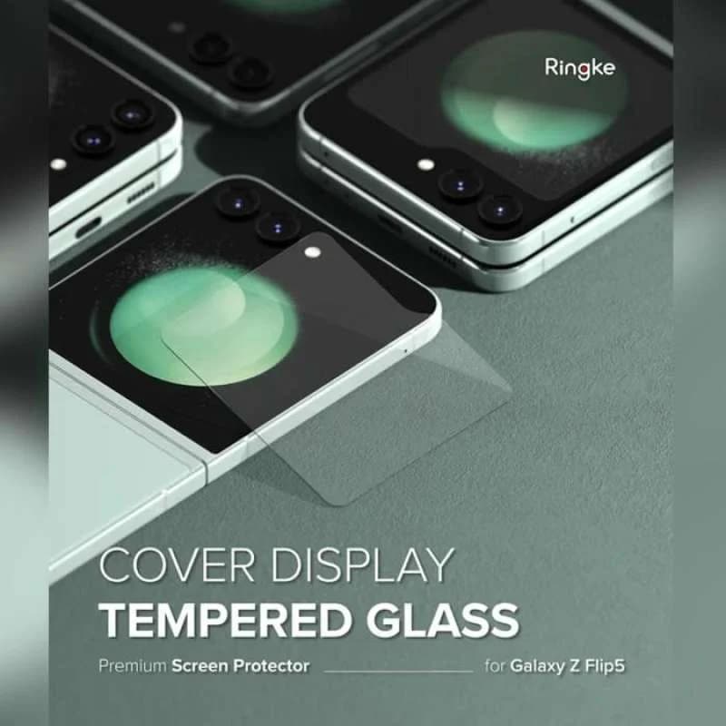 Tempered Glass Samsung Galaxy Z Flip 5 Ringke Cover Display Clear 9H