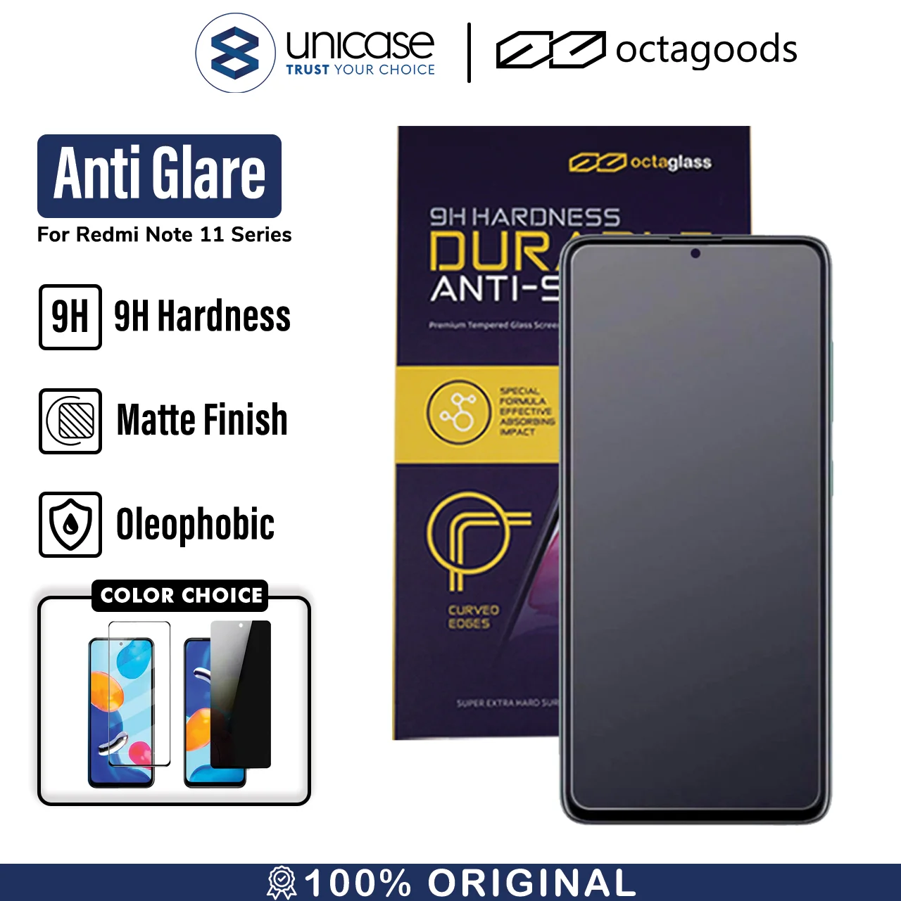Tempered Glass Xiaomi Redmi Note 11/11S/Pro Plus 5G Octagoods Clear
