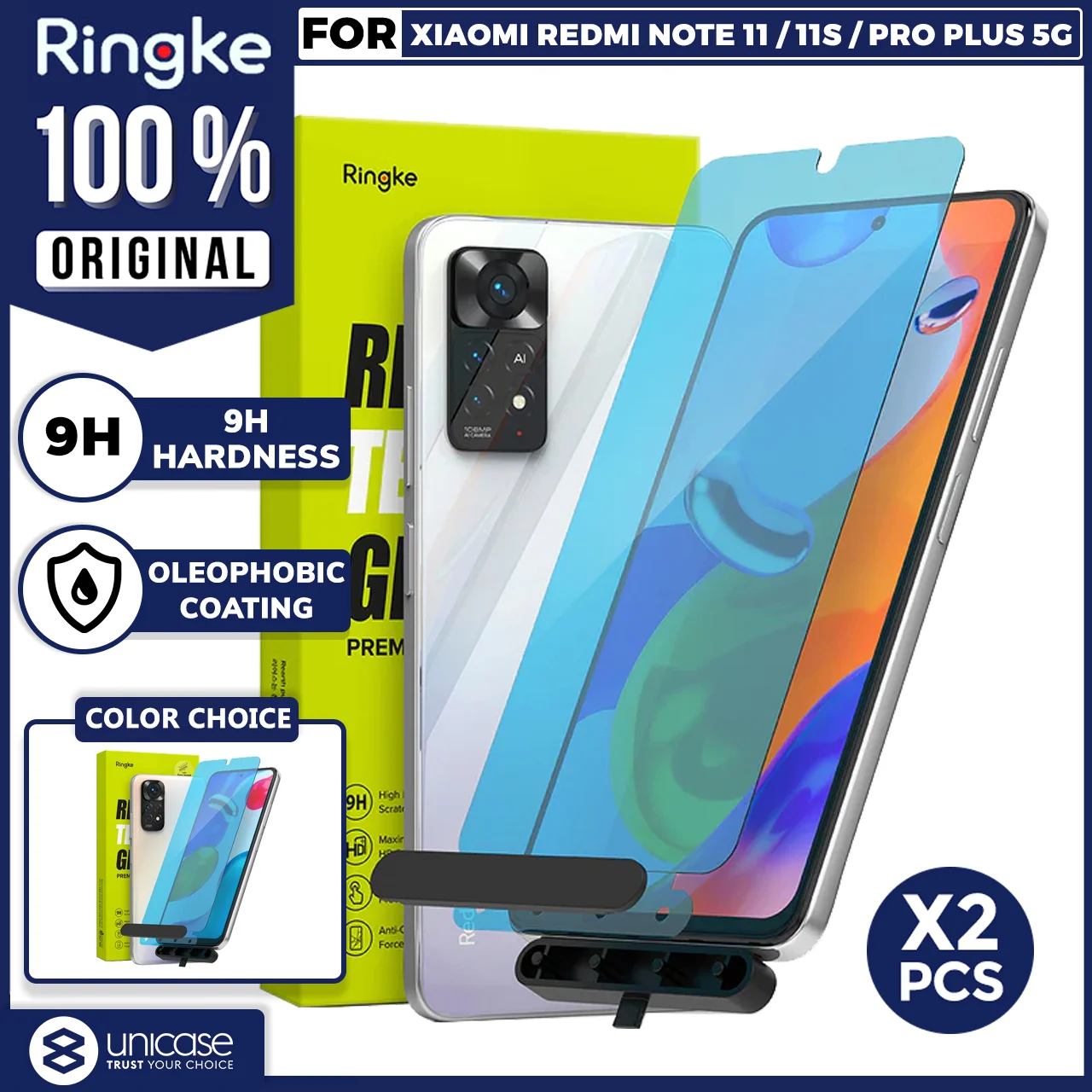 Tempered Glass Xiaomi Redmi Note 11/ 11S/ Pro Plus 5G Ringke ID Clear